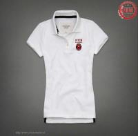 dames abercrombie fitch korte polo tees fitch rood wit Stopcontact 02k7h205